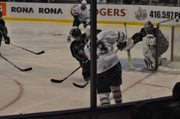 Coca-Cola Coliseum, section: 108, row: 1, seat: 9
