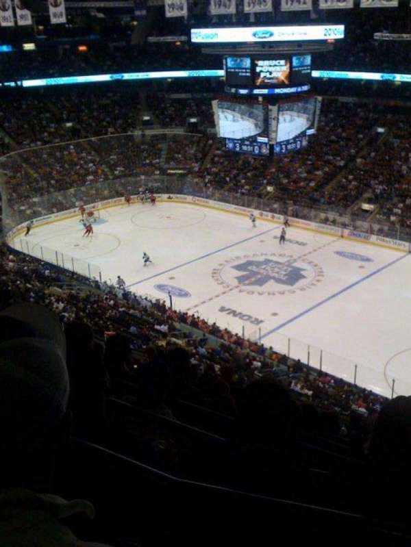 Scotiabank Arena, section: 307, row: 10, seat: 4