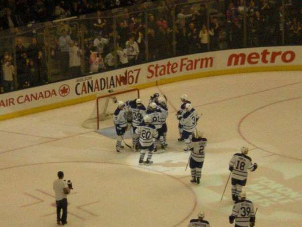 Scotiabank Arena, section: 307, row: 10, seat: 4