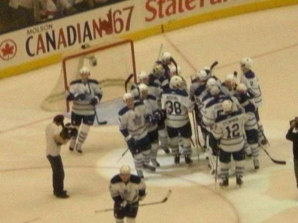 Scotiabank Arena, section: 307, row: 10, seat: 4