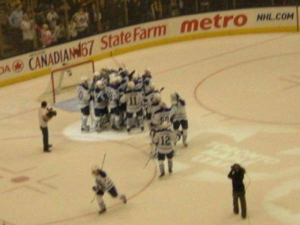 Scotiabank Arena, section: 307, row: 10, seat: 4