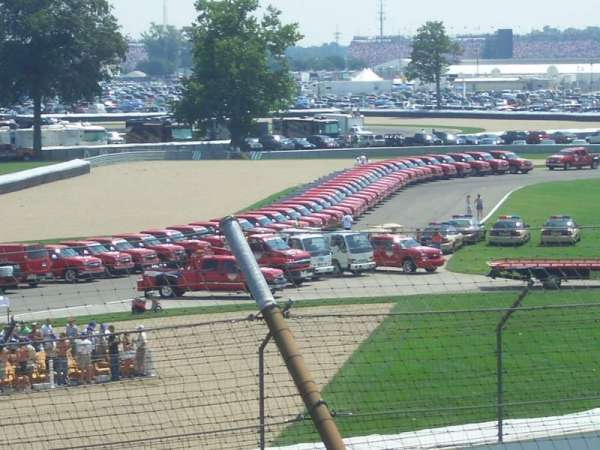 Indianapolis Motor Speedway, section: Northwest Vista 6, row: L, seat: 5
