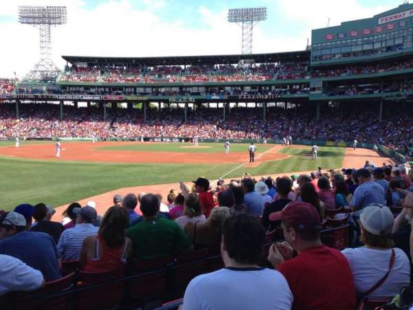 Fenway Park, section: Loge Box 163, row: DD, seat: 1