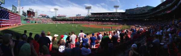Fenway Park, section: Loge Box 163, row: DD, seat: 1