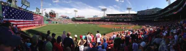Fenway Park, section: Loge Box 163, row: DD, seat: 1