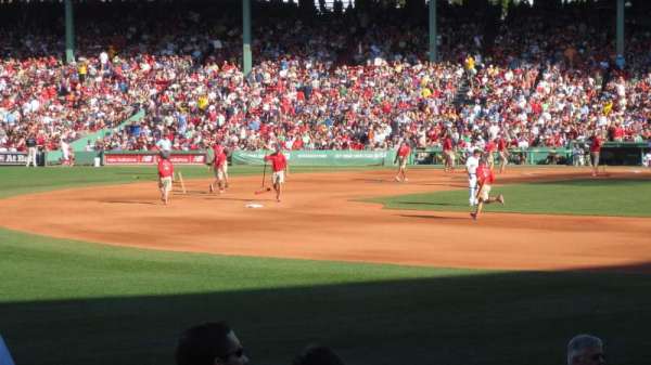 Fenway Park, section: Loge Box 163, row: DD, seat: 1