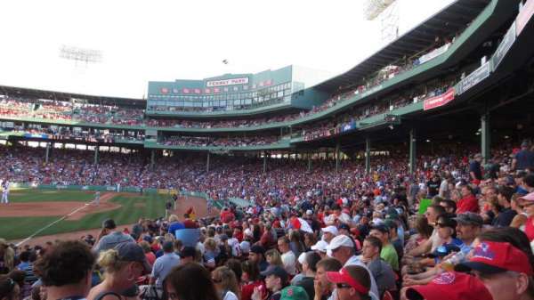 Fenway Park, section: Loge Box 163, row: DD, seat: 1