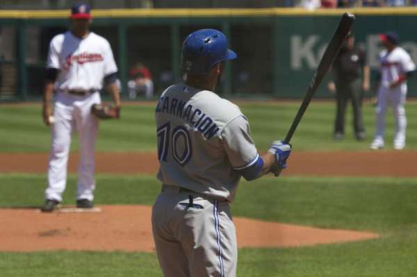 Progressive Field, section: 155, row: F, seat: 1