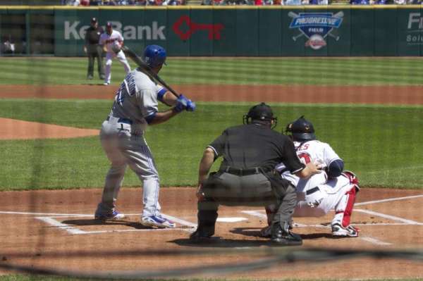 Progressive Field, section: 155, row: F, seat: 1