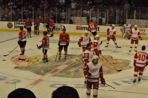 United Center, section: 122, row: 9, seat: 7