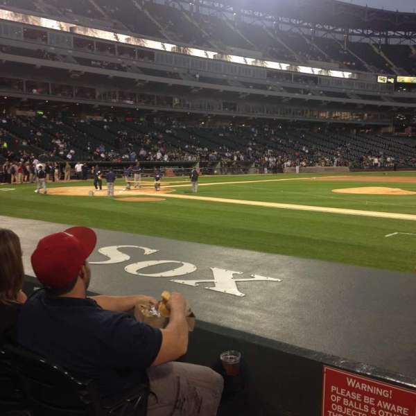 Rate Field, section: 123, row: 3, seat: 10