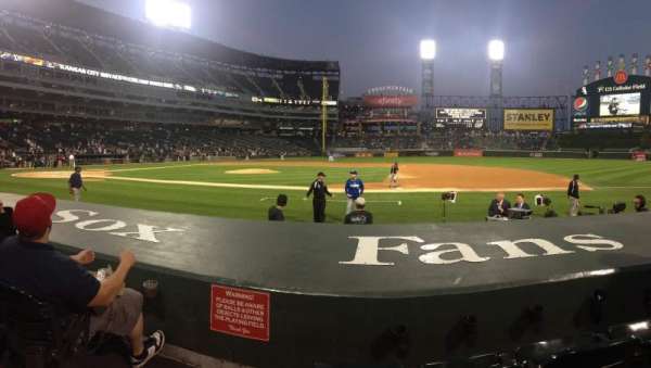Rate Field, section: 123, row: 3, seat: 10