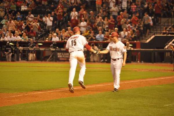 Chase Field, section: S, row: AA, seat: 10