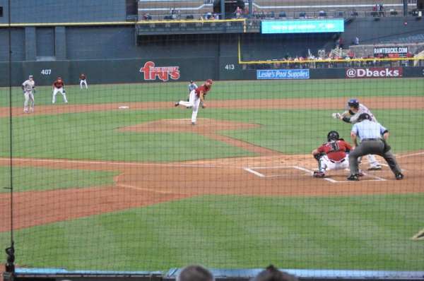 Chase Field, section: K, row: G, seat: 7