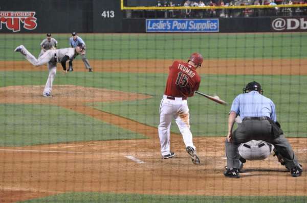 Chase Field, section: K, row: G, seat: 7