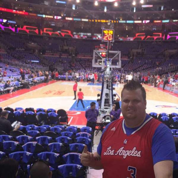 Crypto.com Arena, section: 107, row: 5, seat: 1