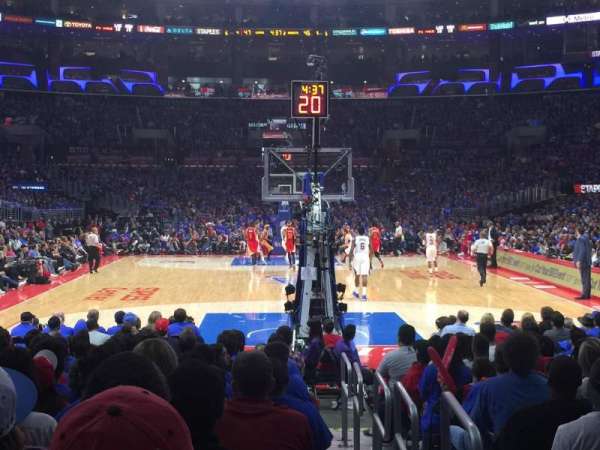 Crypto.com Arena, section: 107, row: 5, seat: 1
