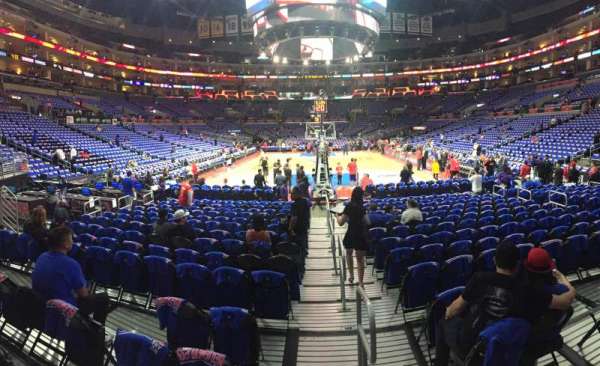 Crypto.com Arena, section: 107, row: 5, seat: 1