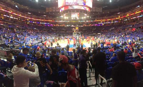 Crypto.com Arena, section: 107, row: 5, seat: 1