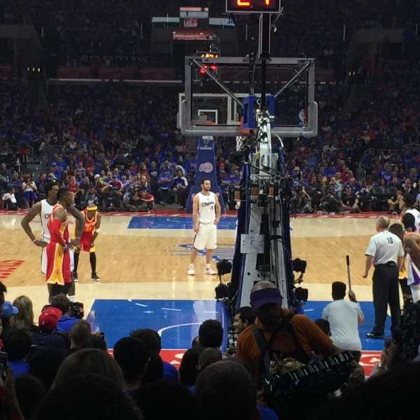 Crypto.com Arena, section: 107, row: 5, seat: 1