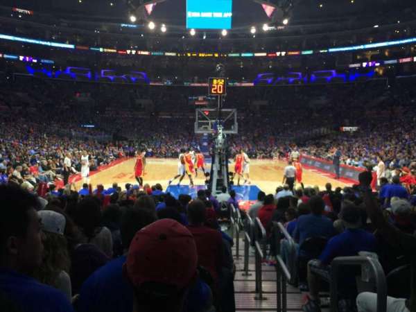 Crypto.com Arena, section: 107, row: 5, seat: 1