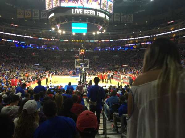 Crypto.com Arena, section: 107, row: 5, seat: 1