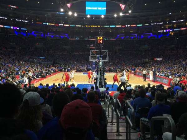 Crypto.com Arena, section: 107, row: 5, seat: 1