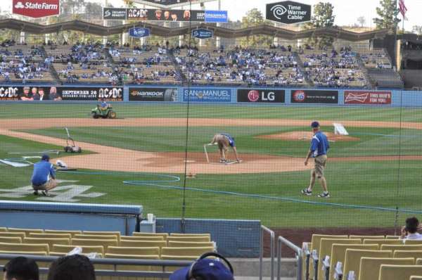 Dodger Stadium, section: 4FD, row: D, seat: 9