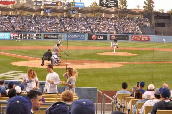 Dodger Stadium, section: 4FD, row: D, seat: 9