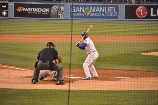 Dodger Stadium, section: 4FD, row: D, seat: 9