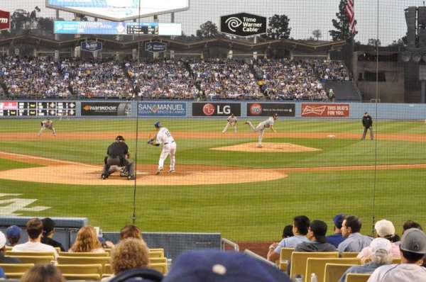 Dodger Stadium, section: 4FD, row: D, seat: 9