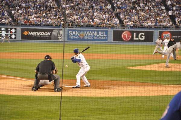 Dodger Stadium, section: 4FD, row: D, seat: 9