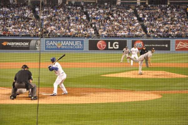 Dodger Stadium, section: 4FD, row: D, seat: 9