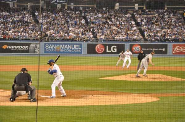 Dodger Stadium, section: 4FD, row: D, seat: 9