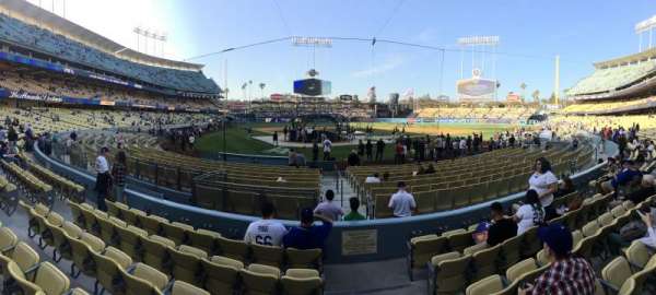 Dodger Stadium, section: 4FD, row: D, seat: 9