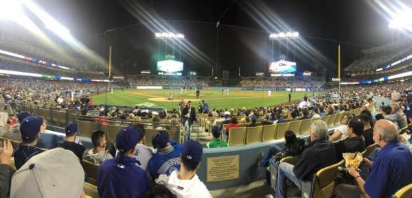 Dodger Stadium, section: 4FD, row: D, seat: 9