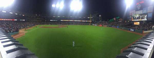 Oracle Park, section: 148, row: 1, seat: 21
