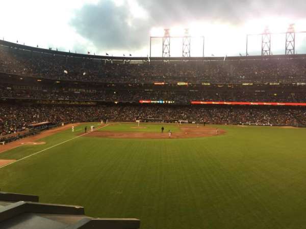 Oracle Park, section: 148, row: 1, seat: 21
