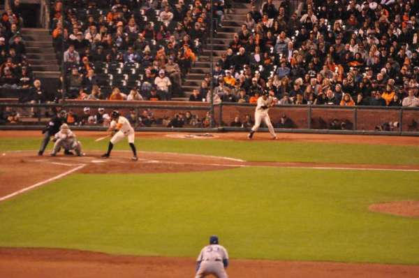 Oracle Park, section: 148, row: 1, seat: 21