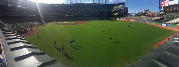 Oracle Park, section: 148, row: 1, seat: 21