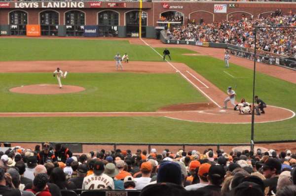 Oracle Park, section: 121, row: 35, seat: 1