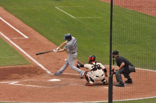 Oracle Park, section: 121, row: 35, seat: 1