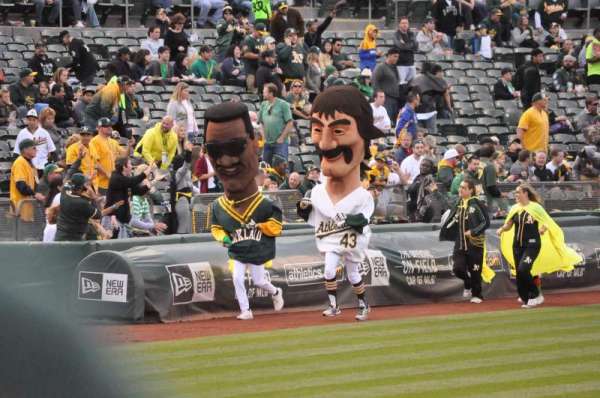 Oakland Coliseum, section: 114, row: 7, seat: 14
