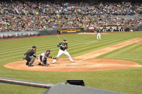 Oakland Coliseum, section: 114, row: 7, seat: 14