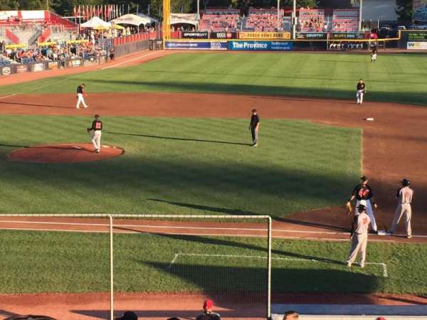 Nat Bailey Stadium, section: 1, row: 12, seat: 12