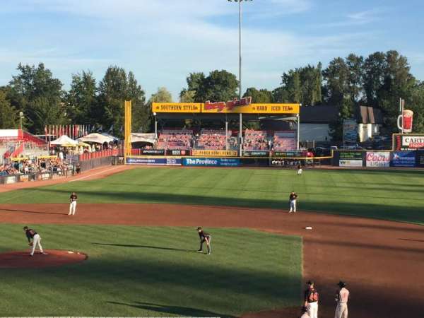 Nat Bailey Stadium, section: 1, row: 12, seat: 12