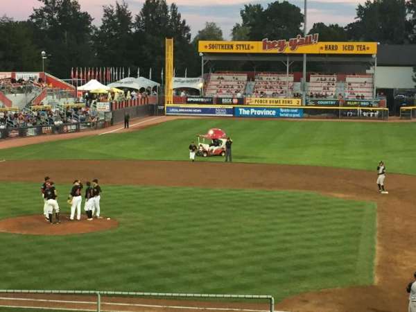 Nat Bailey Stadium, section: 1, row: 12, seat: 12