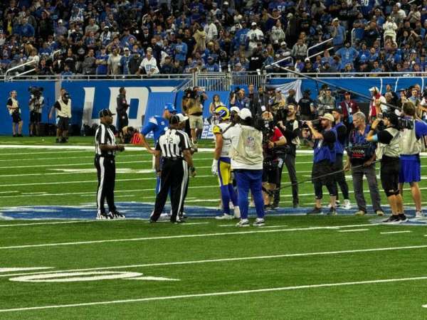 Ford Field, section: 131, row: 2, seat: 1