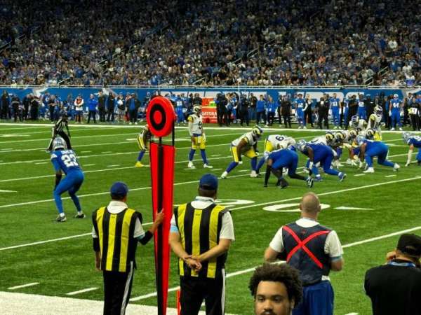 Ford Field, section: 131, row: 2, seat: 1