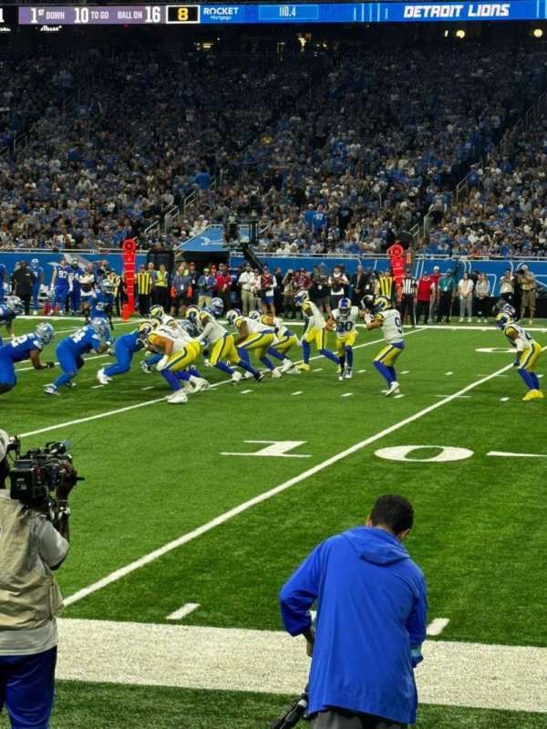 Ford Field, section: 131, row: 2, seat: 1